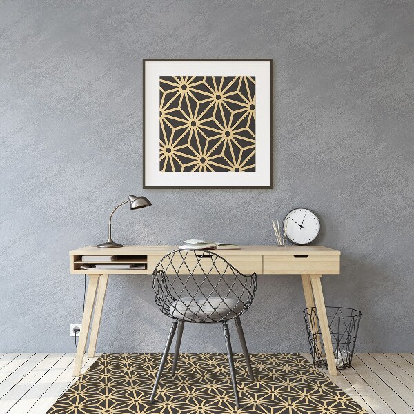 Alfombrilla para silla de escritorio Cubos y puntos