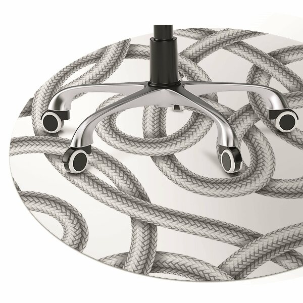Alfombra para silla de escritorio Cable enredado