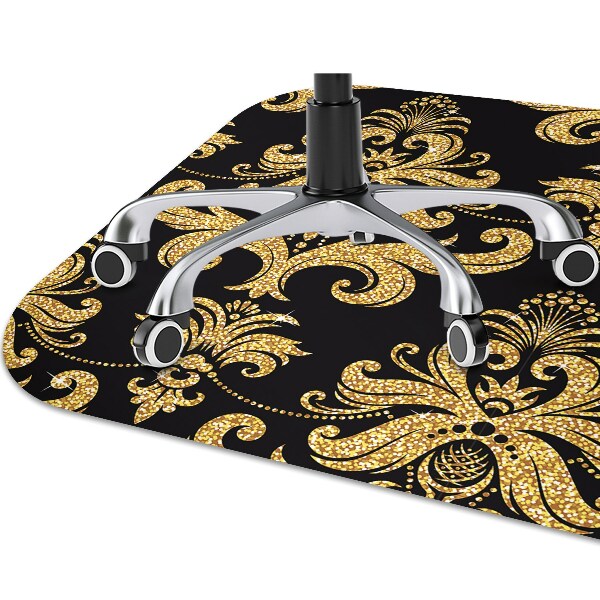 Alfombra silla ordenador Ornamento dorado