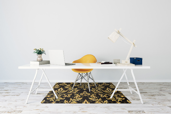 Alfombrilla para silla de escritorio Ornamento dorado
