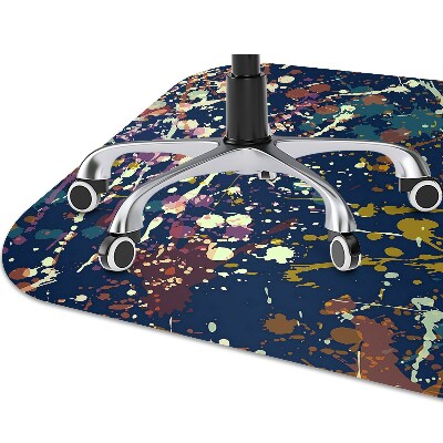 Alfombra silla ordenador Manchas de acuarela