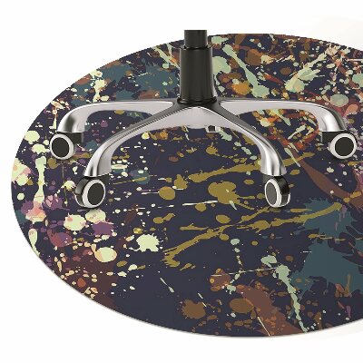 Alfombra silla ordenador Manchas de acuarela