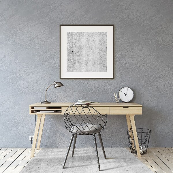 Alfombra para silla de escritorio Hormigón gris