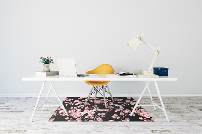 Alfombrilla para silla de escritorio Flores de cerezo