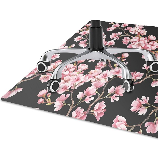 Alfombrilla para silla de escritorio Flores de cerezo