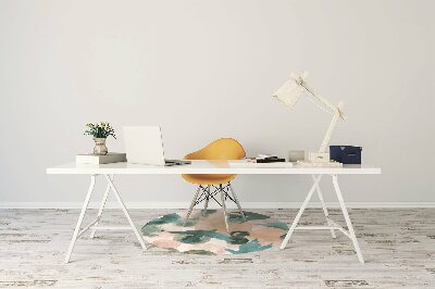 Alfombra silla ordenador Pájaros pintados