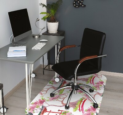 Alfombra para silla de escritorio Motivos japoneses