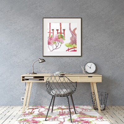 Alfombra para silla de escritorio Motivos japoneses