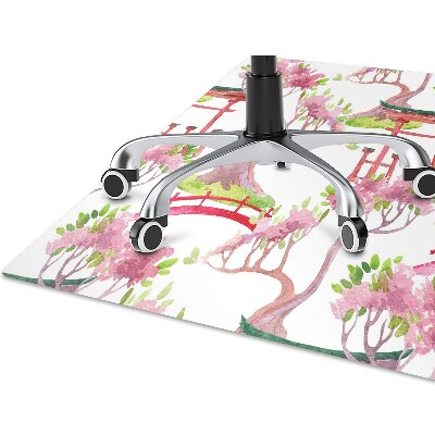 Alfombra para silla de escritorio Motivos japoneses