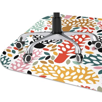 Alfombra silla ordenador Árboles de garabato
