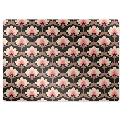 Alfombra silla ordenador Patrón floral