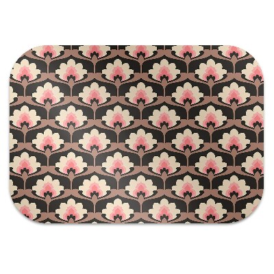 Alfombra silla ordenador Patrón floral