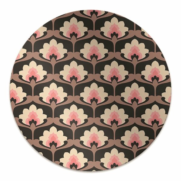 Alfombra silla ordenador Patrón floral