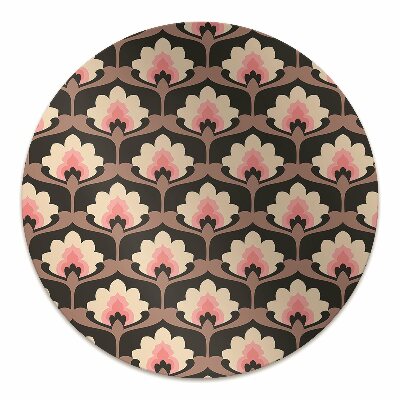 Alfombra silla ordenador Patrón floral
