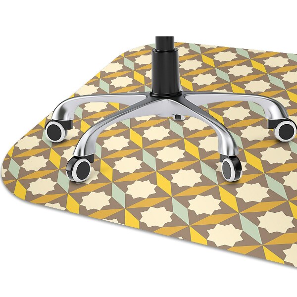 Alfombra para silla de escritorio Patrón vintage