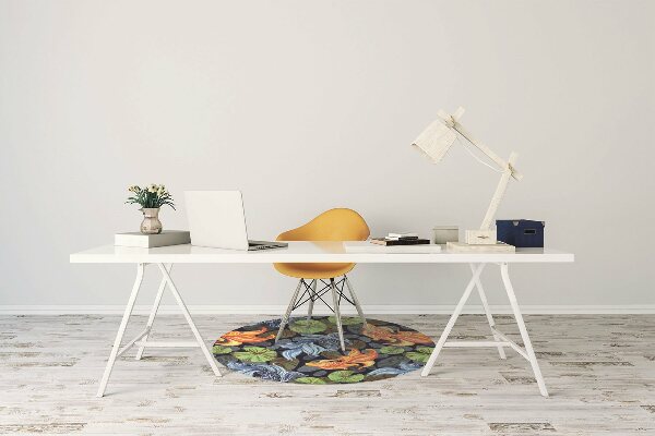 Alfombra silla ordenador Pez dorado