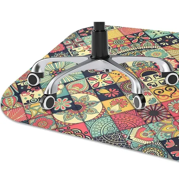 Alfombra silla ordenador Mosaico étnico