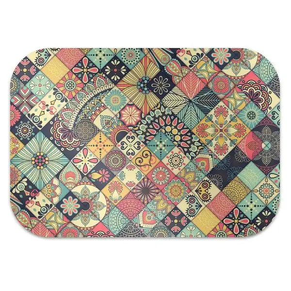 Alfombra silla ordenador Mosaico étnico