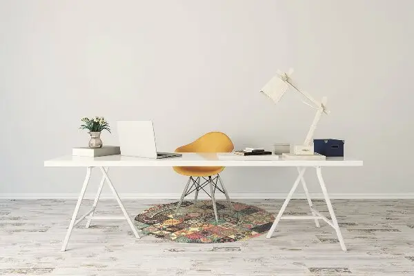 Alfombra silla ordenador Mosaico étnico