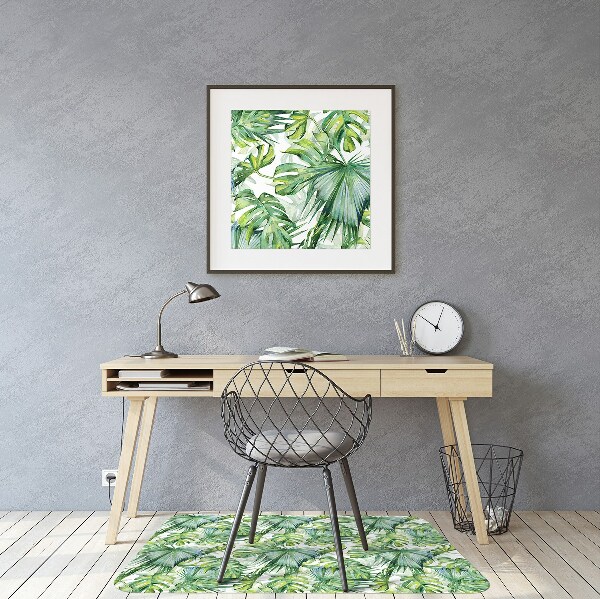 Alfombra para silla de escritorio Jungla densa