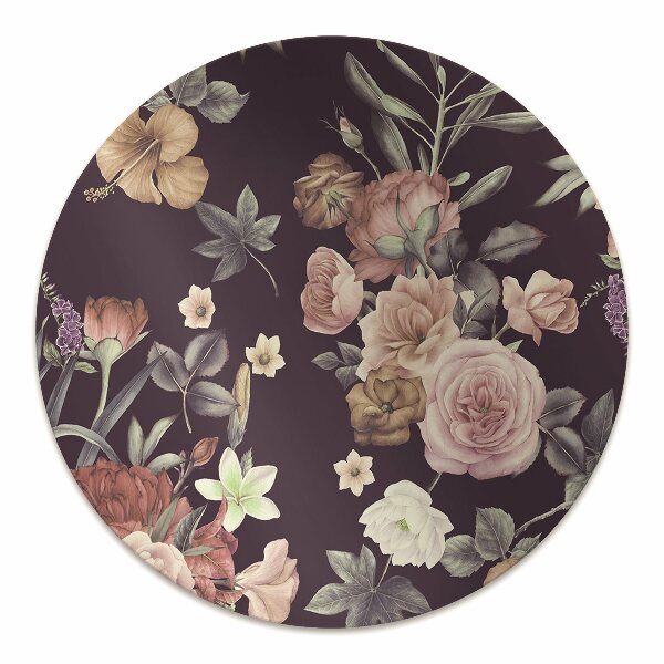Alfombra para silla de escritorio Flores de jardín