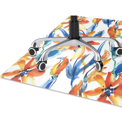 Alfombrilla para silla de escritorio Flores soleadas
