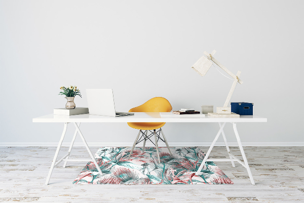 Alfombra para silla de escritorio Dibujo tropical
