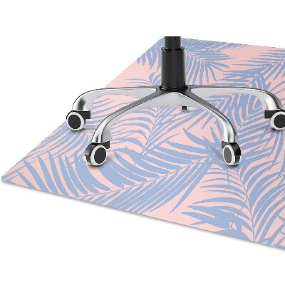Alfombrilla para silla de escritorio Hojas azules