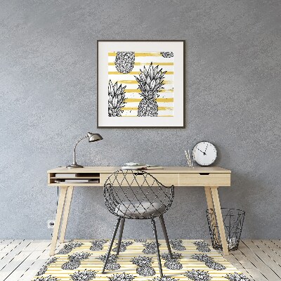 Alfombrilla para silla de escritorio Piña