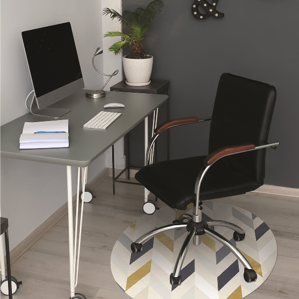 Alfombra silla ordenador Moscas