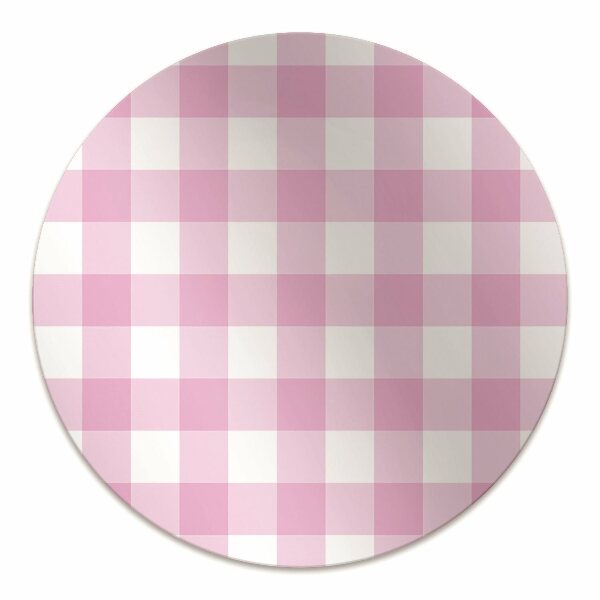 Alfombra silla ordenador Rejilla rosa