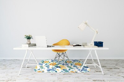 Alfombra para silla de escritorio Hipopótamo