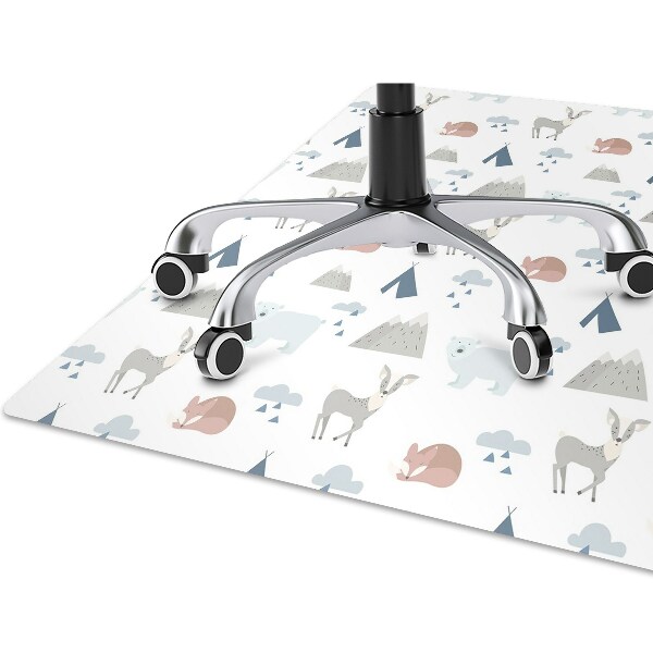 Alfombra para silla de escritorio Animales del bosque