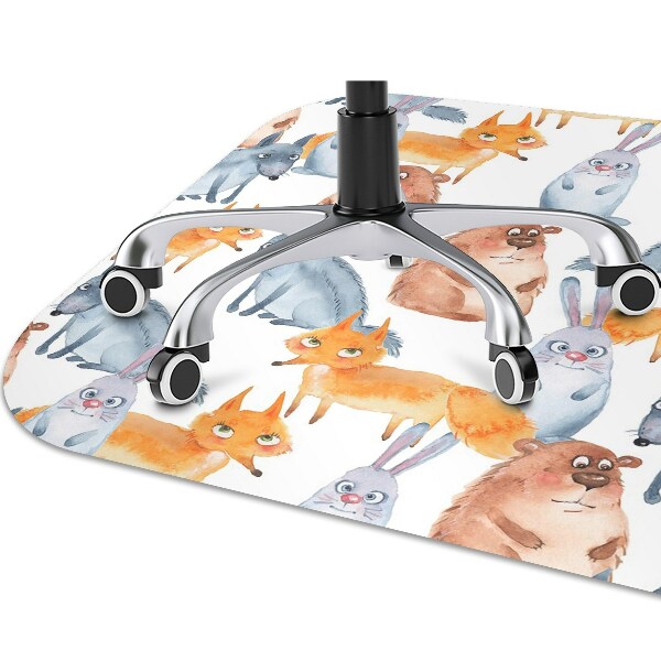Alfombra para silla de escritorio Animales