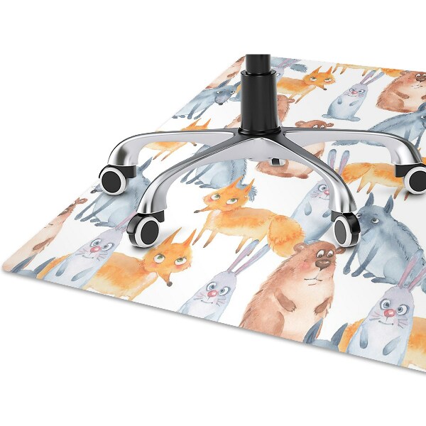 Alfombra para silla de escritorio Animales