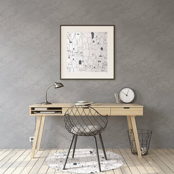 Alfombra para silla de escritorio Casas