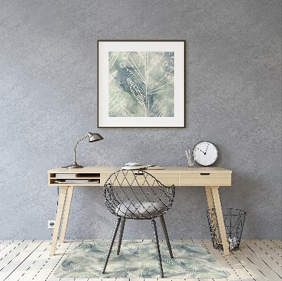 Alfombrilla para silla de escritorio Plantas
