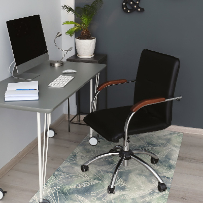 Alfombrilla para silla de escritorio Plantas