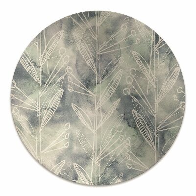 Alfombrilla para silla de escritorio Plantas
