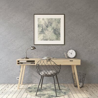 Alfombrilla para silla de escritorio Plantas