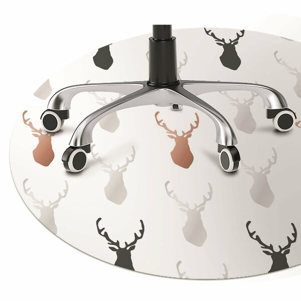 Alfombra silla escritorio Cabeza de venado
