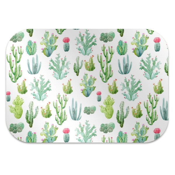 Alfombra silla ordenador Cactus pequeños