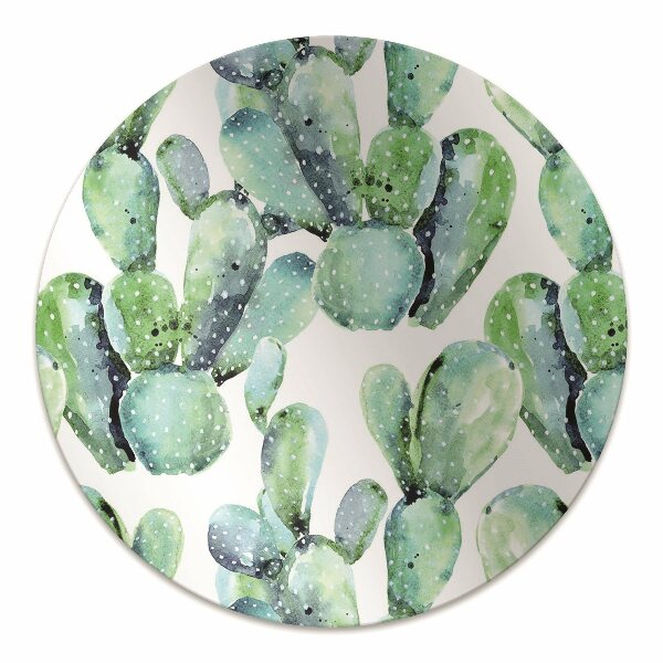 Alfombra para silla de escritorio Cactus verdes