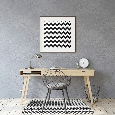 Alfombra para silla de escritorio Negro