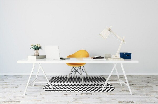 Alfombra para silla de escritorio Negro