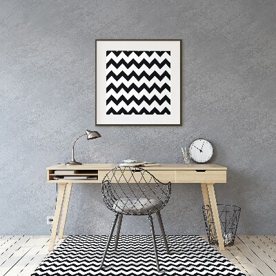 Alfombra para silla de escritorio Negro