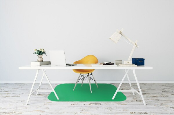 Alfombra para silla de escritorio Color verde
