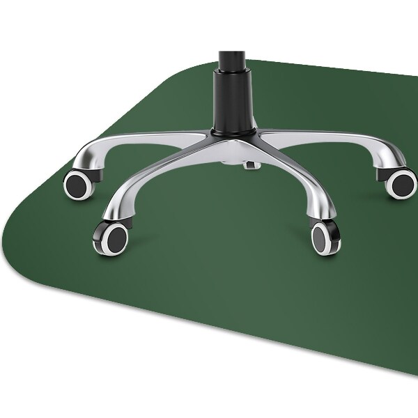 Alfombra para silla de escritorio Color verde oscuro