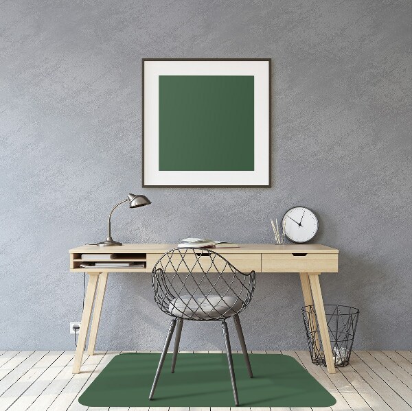 Alfombra para silla de escritorio Color verde oscuro