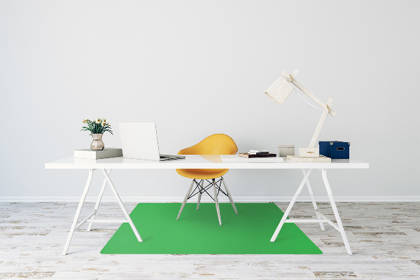 Alfombra para silla de escritorio Color verde brillante